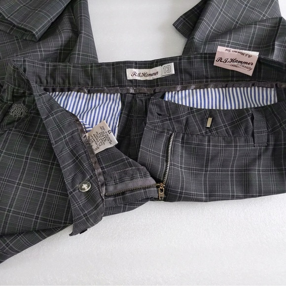 6x 👯♀️Host Pick⚡️R.J. Hammer Varsity Chequered Pants - Picture 4 of 11